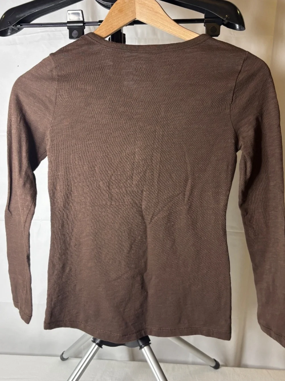 Vintage Justice Brown W/Bows/Flowers/Sequin Long Sleeve Shirt Size 10 Girl's EUC